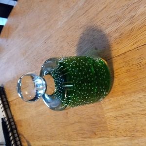 Beautiful green paper weight